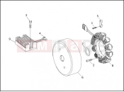 HARLEY-DAVIDSON DYNA LOW RIDER  - FXDL ALTERNATOR & REGULATOR