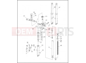 HARLEY-DAVIDSON DYNA LOW RIDER  - FXDL FRONT FORK - FXDWG