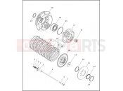 CLUTCH - Harley-Davidson HERITAGE SOFTAIL CLASSIC - FLSTC 1993