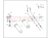 THROTTLE CONTROL - Harley-Davidson LOW RIDER CUSTOM - FXLR 1992
