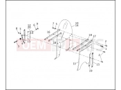 HARLEY-DAVIDSON FLHTC SIDECAR  - SIDECAR FOR FLHTC WINDSHIELD - FLHS & FLSTC