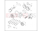 HARLEY-DAVIDSON FLHTC SIDECAR  - SIDECAR FOR FLHTC INSTRUMENTS & INDICATOR LAMPS - FXRP