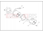 HARLEY-DAVIDSON FLHTC SIDECAR  - SIDECAR FOR FLHTC SIDECAR TAIL LAMP - TLE & RLE