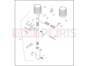 HARLEY-DAVIDSON FLHTC SIDECAR  - SIDECAR FOR FLHTC STROBE LAMPS - REAR
