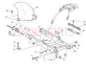 SWING ARM » SWING ARM - Ducati Monster 600 Dark City 1999