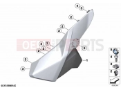 Trim side panel, top | Trim side panel, top - BMW Motorrad C 400 GT 21 (0C61, 0C63) 2021