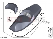 Seat bench | Seat bench - BMW Motorrad C 400 GT 21 (0C61, 0C63) 2021