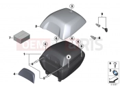 BMW Motorrad BMW 2020 C models C 400 GT 21 (0C61, 0C63) Topcase 30I | Topcase 30I