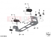 BMW Motorrad BMW 2020 C models C 400 GT 21 (0C61, 0C63) Holder, engine control unit | Holder, engine control unit
