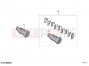 BMW Motorrad BMW 2020 C models C 400 GT 21 (0C61, 0C63) Lock cylinder | Lock cylinder