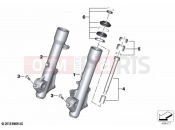 BMW Motorrad BMW 2020 C models C 400 GT 21 (0C61, 0C63) Fork slider | Fork slider