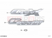 BMW Motorrad BMW 2020 C models C 400 GT 21 (0C61, 0C63) Lettering | Lettering