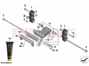 BMW Motorrad BMW 2020 C models C 400 X (0C09, 0C19) Auxiliary swing arm | Auxiliary swing arm