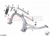 BMW Motorrad BMW 2022 C models C 400 X 21 (0C31, 0C33) Centre stand | Centre stand