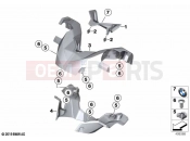 BMW Motorrad BMW 2022 C models C 400 X 21 (0C31, 0C33) Handlebar cover | Handlebar cover