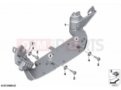 BMW Motorrad BMW 2022 C models C 400 X 21 (0C31, 0C33) Footboard support | Footboard support