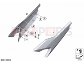 BMW Motorrad BMW 2022 C models C 400 X 21 (0C31, 0C33) Fairing side section | Fairing side section