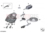 BMW Motorrad BMW 2022 C models C 400 X 21 (0C31, 0C33) Radio-controlled locking system | Radio-controlled locking system