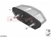 BMW Motorrad BMW 2022 C models C 400 X 21 (0C31, 0C33) LED rear light | LED rear light