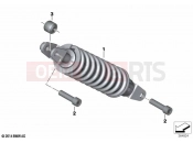 BMW Motorrad BMW 2020 C models C evolution (0C03) Spring strut, rear