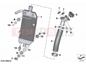 BMW Motorrad BMW 2020 C models C evolution (0C03) Radiator