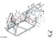 BMW Motorrad BMW 2022 C models CE04 (0C51, 0C53) Main frame | Main frame