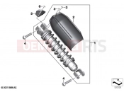 BMW Motorrad BMW 2021 C models CE04 (0C51, 0C53) Spring strut, rear
