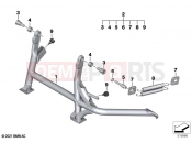 BMW Motorrad BMW 2021 C models CE04 (0C51, 0C53) Centre stand