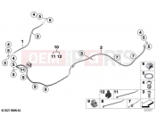 BMW Motorrad BMW 2021 C models CE04 (0C51, 0C53) Brake lines, front 2