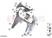 BMW Motorrad BMW 2021 C models CE04 (0C51, 0C53) Legshield
