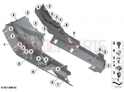 BMW Motorrad BMW 2021 C models CE04 (0C51, 0C53) Trim panel footboard
