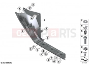 BMW Motorrad BMW 2021 C models CE04 (0C51, 0C53) Footboard support | Footboard support