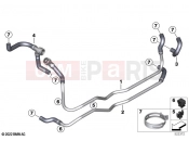 BMW Motorrad BMW 2021 C models CE04 (0C51, 0C53) Coolant lines