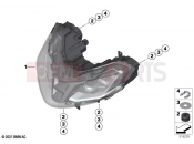 BMW Motorrad BMW 2021 C models CE04 (0C51, 0C53) LED headlight
