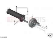 BMW Motorrad BMW 2021 C models CE04 (0C51, 0C53) Grip left / Multi-Controller