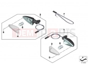 Turn indicators, rear | Turn indicators, rear - BMW Motorrad F 750 GS (0B08, 0B18) 2023
