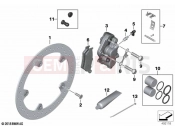 Front wheel brake | Front wheel brake - BMW Motorrad F 750 GS (0B08, 0B18) 2021