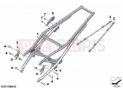 BMW Motorrad BMW 2023 F models F 750 GS (0B28) Rear frame | Rear frame