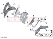 BMW Motorrad BMW 2023 F models F 750 GS (0B28) Wind deflector | Wind deflector