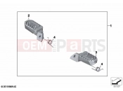 BMW Motorrad BMW 2023 F models F 750 GS (0B28) Footrest adjustable 2 | Footrest adjustable 2