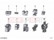 BMW Motorrad BMW 2023 F models F 750 GS (0B28) Retaining clips, cable clip | Retaining clips, cable clip