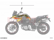 Sticker set 2 | Sticker set 2 - BMW Motorrad F 850 GS (0B09, 0B19) 2022