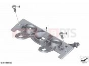 BMW Motorrad BMW 2020 F models F 850 GS (0B09, 0B19) Seat bench locking system | Seat bench locking system