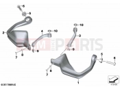 BMW Motorrad BMW 2020 F models F 850 GS (0B09, 0B19) Hand protector | Hand protector