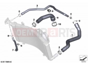 BMW Motorrad BMW 2020 F models F 850 GS (0B09, 0B19) Coolant lines | Coolant lines