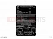 BMW Motorrad BMW 2020 F models F 850 GS (0B09, 0B19) Label 