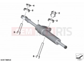BMW Motorrad BMW 2020 F models F 850 GS (0B09, 0B19) Steering damper | Steering damper