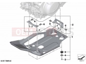 BMW Motorrad BMW 2020 F models F 850 GS (0B09, 0B19) Engine guard, aluminium | Engine guard, aluminium