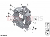 BMW Motorrad BMW 2021 F models F 850 GS (0B39) Front panel carrier | Front panel carrier