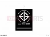 BMW Motorrad BMW 2021 F models F 850 GS (0B39) Label 
